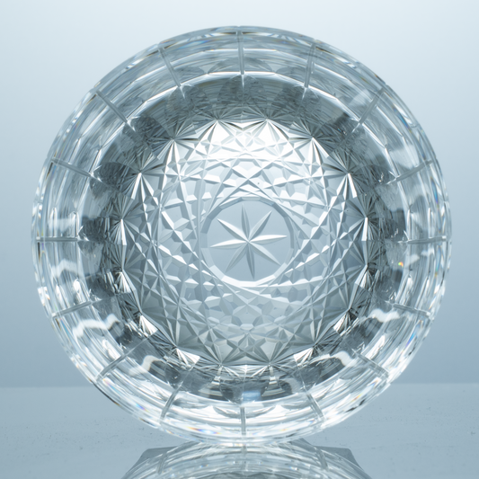 Clear Prism Edo Kiriko Whiskey Glass – Hand-Cut K9 Crystal Tumbler